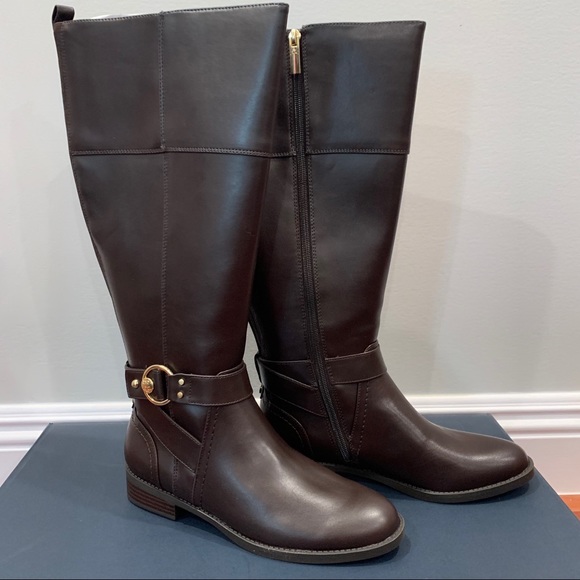 Tommy Hilfiger brown riding boots (7.5 wide calf) - Picture 6 of 7